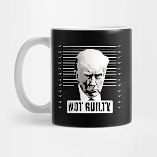 Trump Mugshot  - Not Guilty Mug